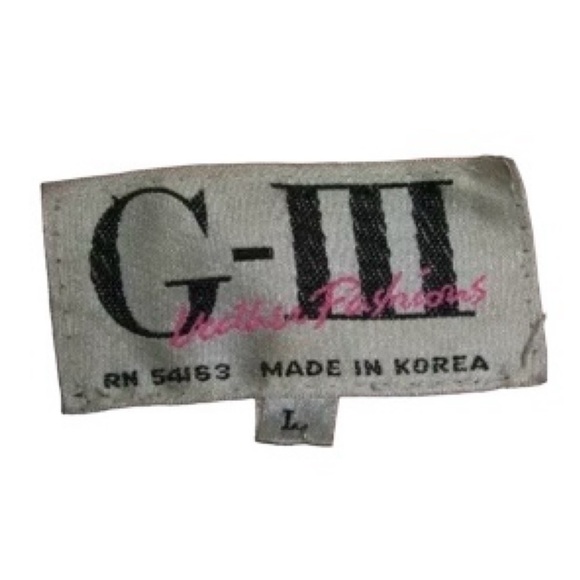 Vintage 90s G-III Leather Jacket Cropped Puffy Jacket Brown Tribal Boho Western - Picture 12 of 15